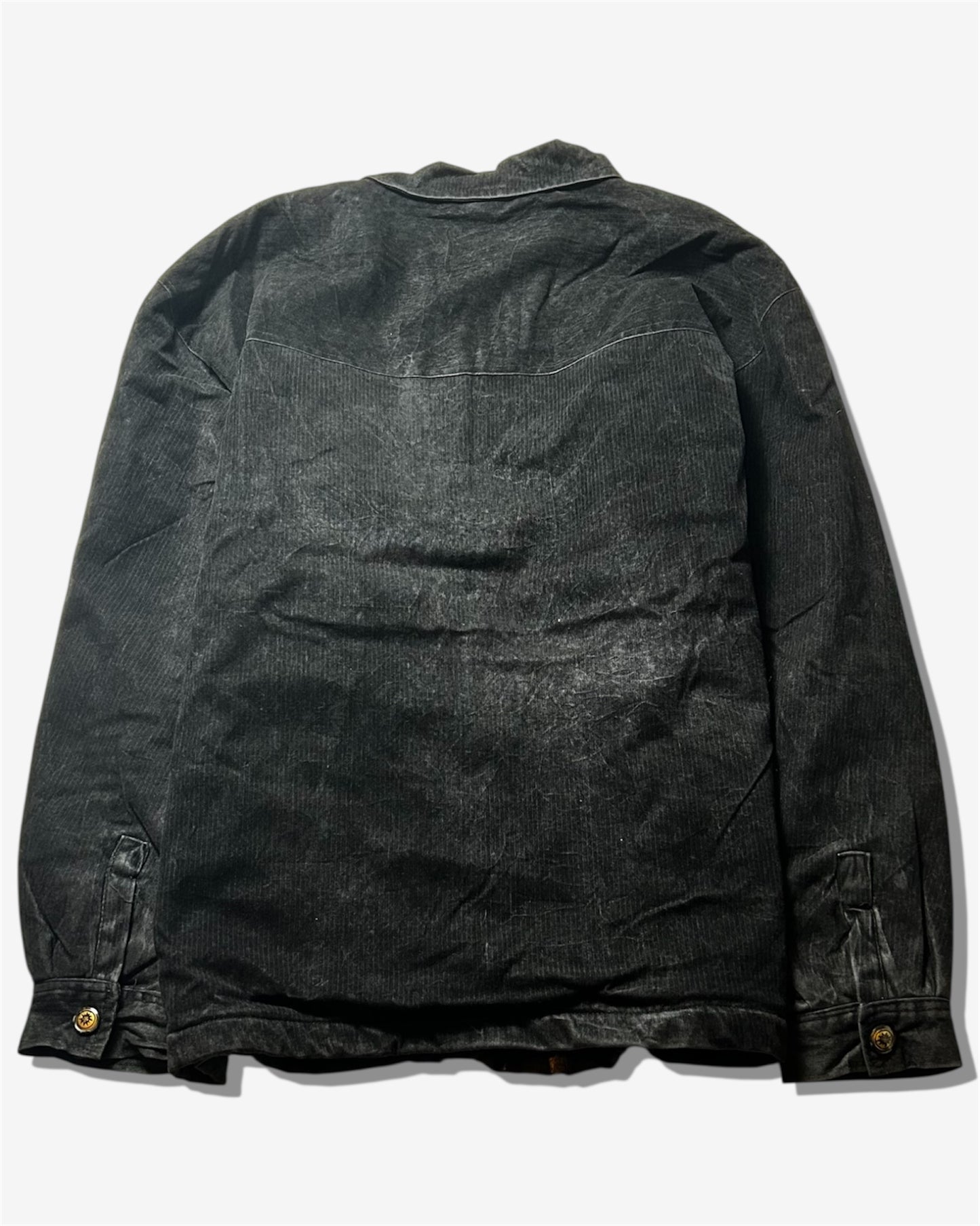 Black Corduroy Zip Jacket