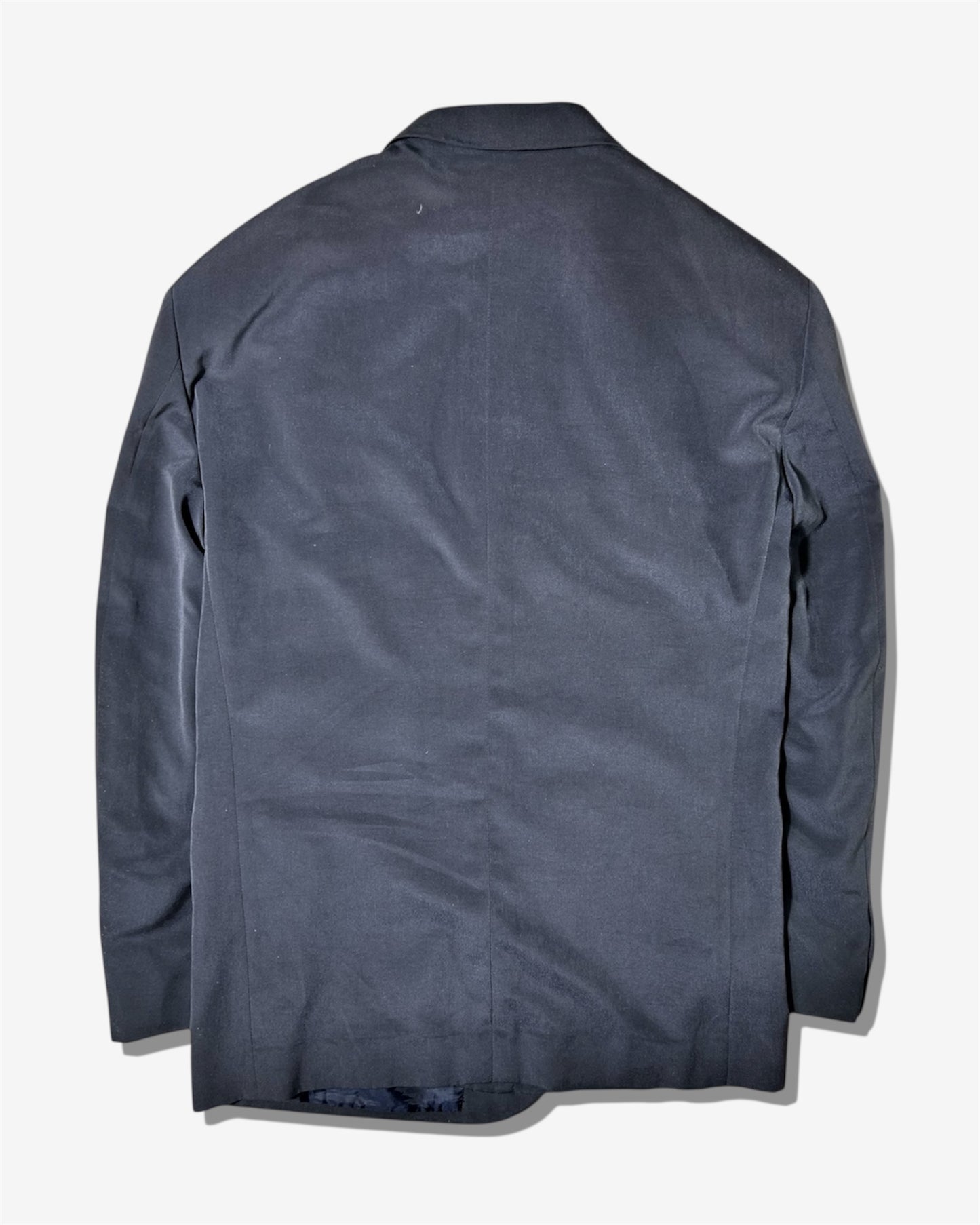 Vintage Blue Tailored Jacket with Lightweight Fabric