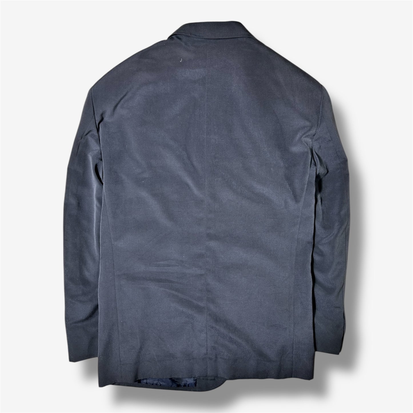 Vintage Blue Tailored Jacket with Lightweight Fabric
