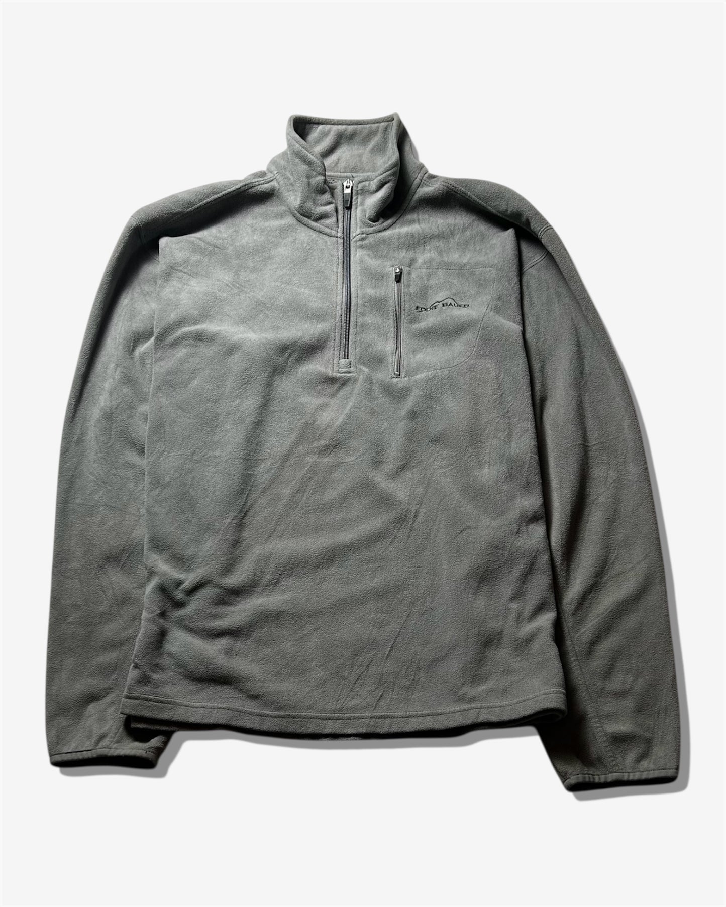 A half-zip fleece pullover
