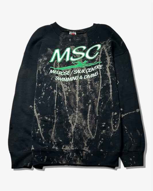 Paint-Splattered Logo Crewneck