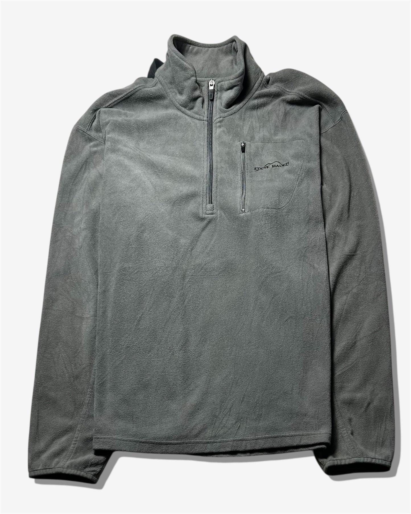 A half-zip fleece pullover
