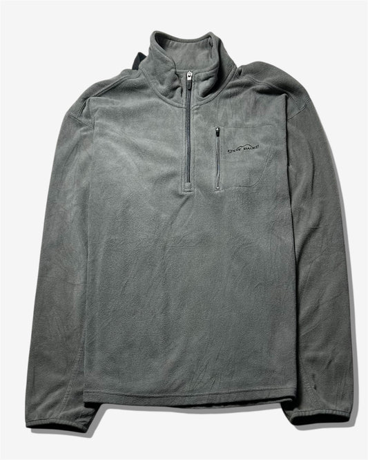 A half-zip fleece pullover