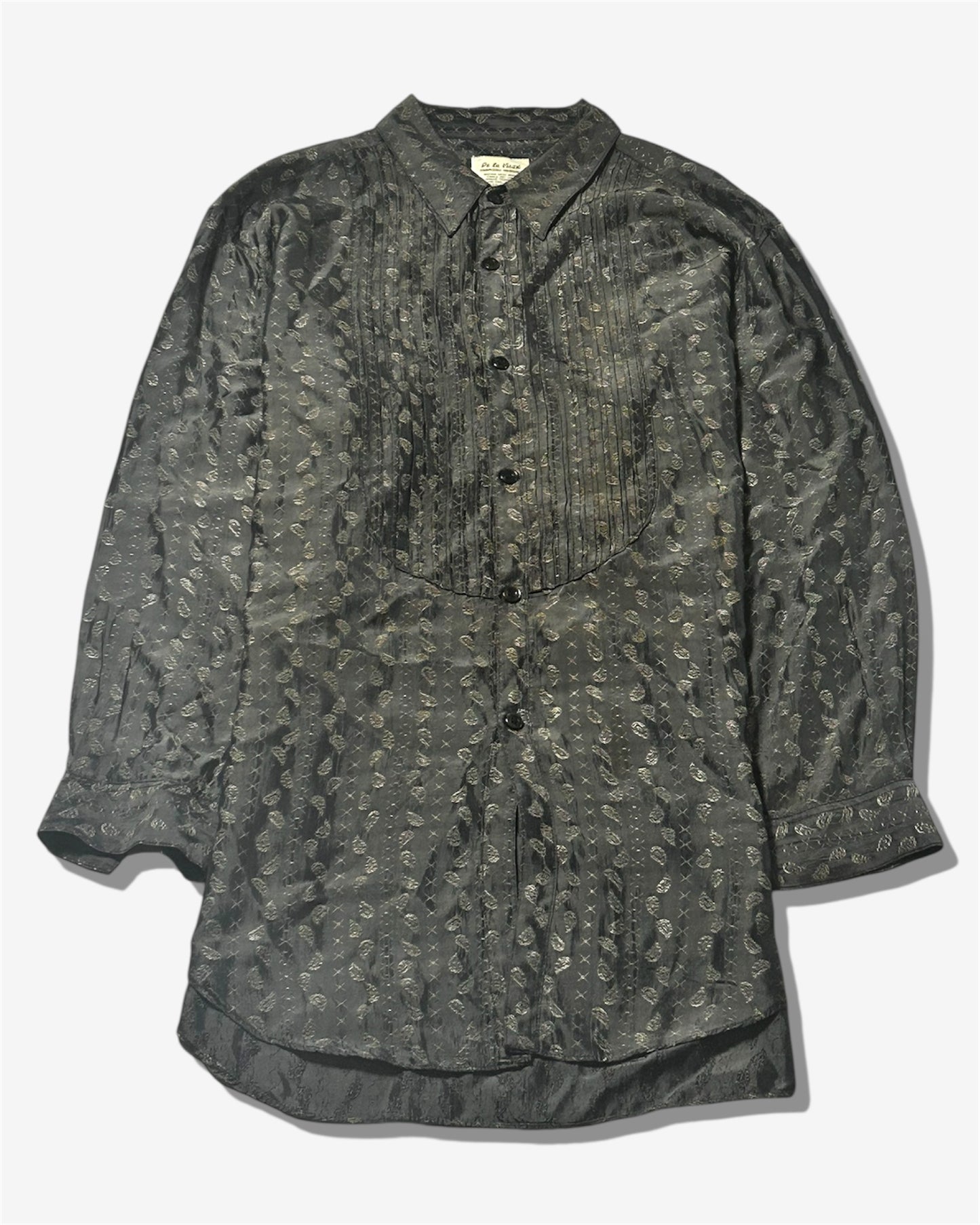Vintage Glossy Longline Shirt