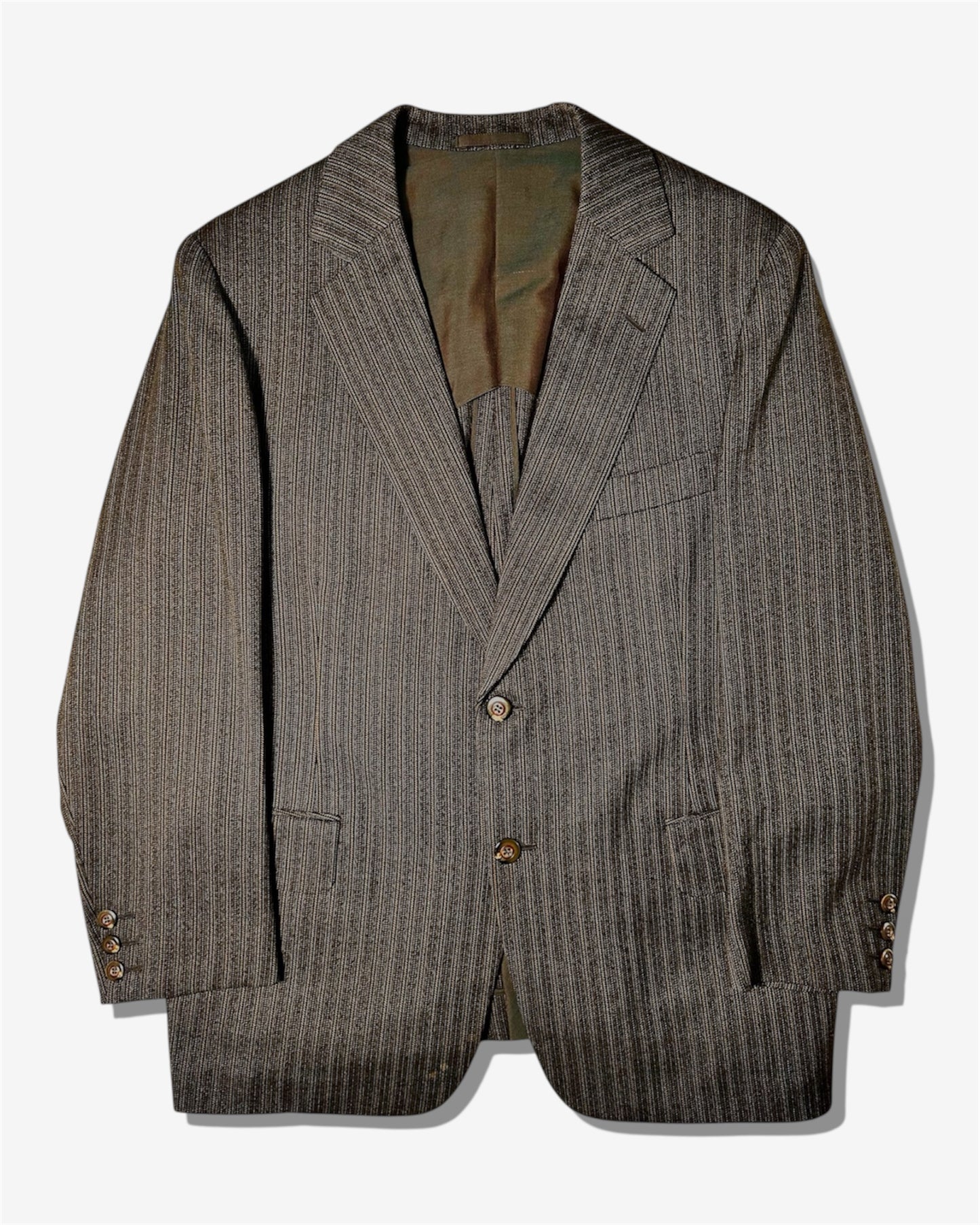 Vintage red striped tailored jacket
