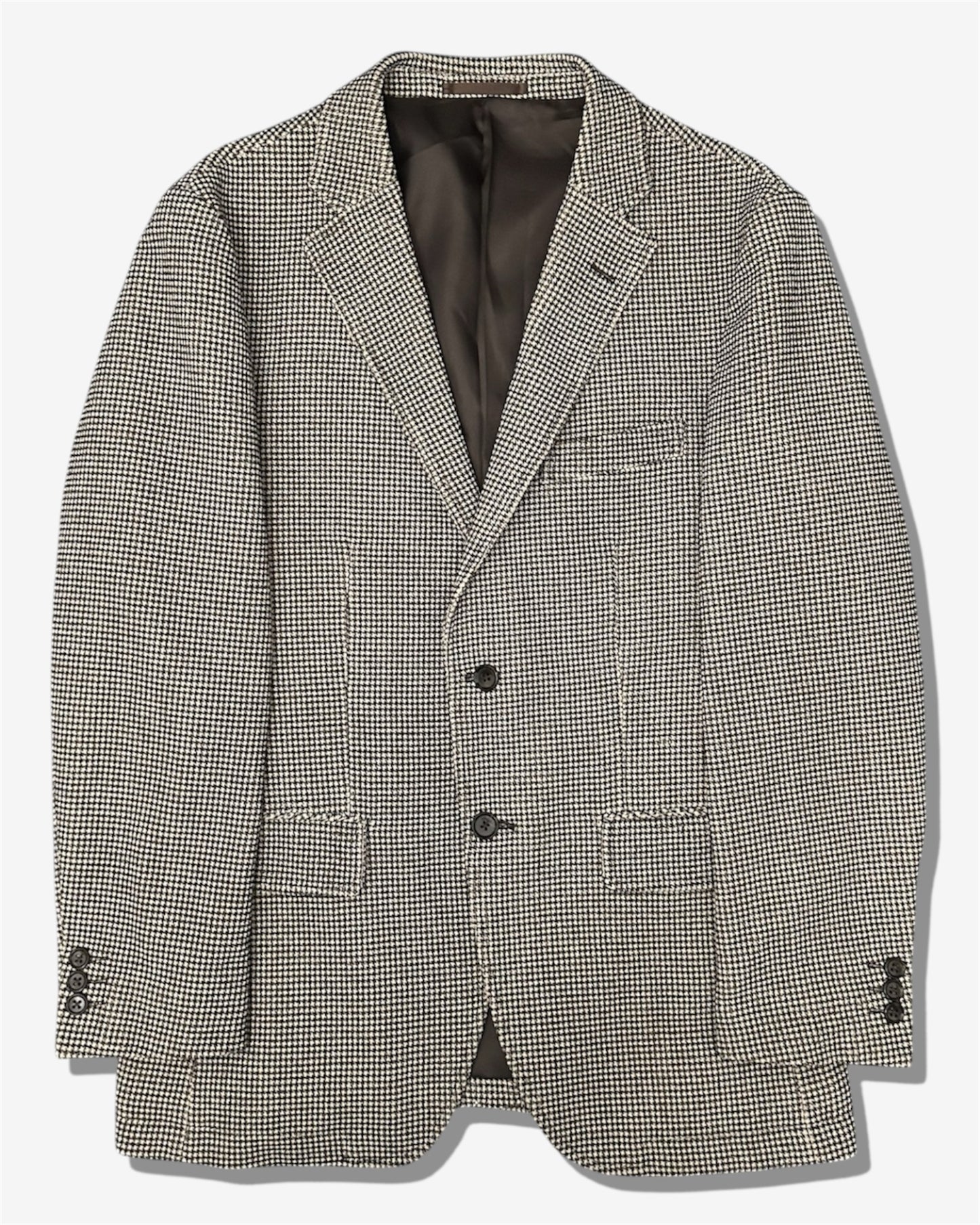 Vintage houndstooth tailored jacket