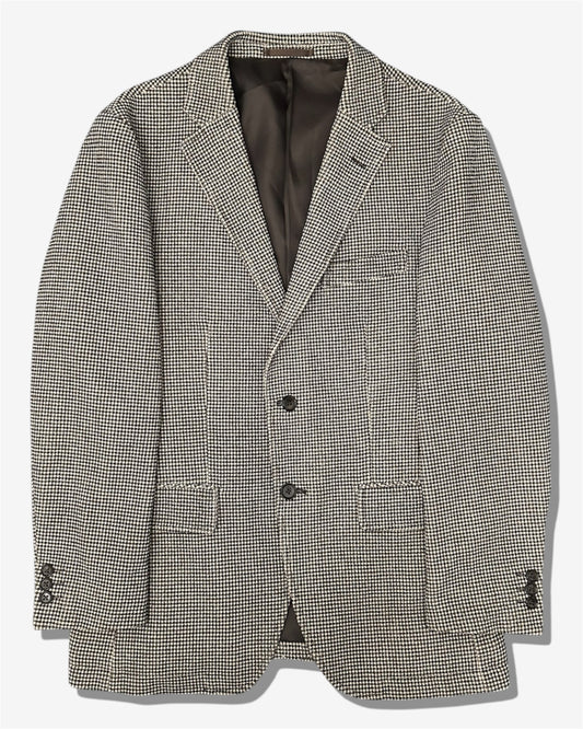 Vintage houndstooth tailored jacket