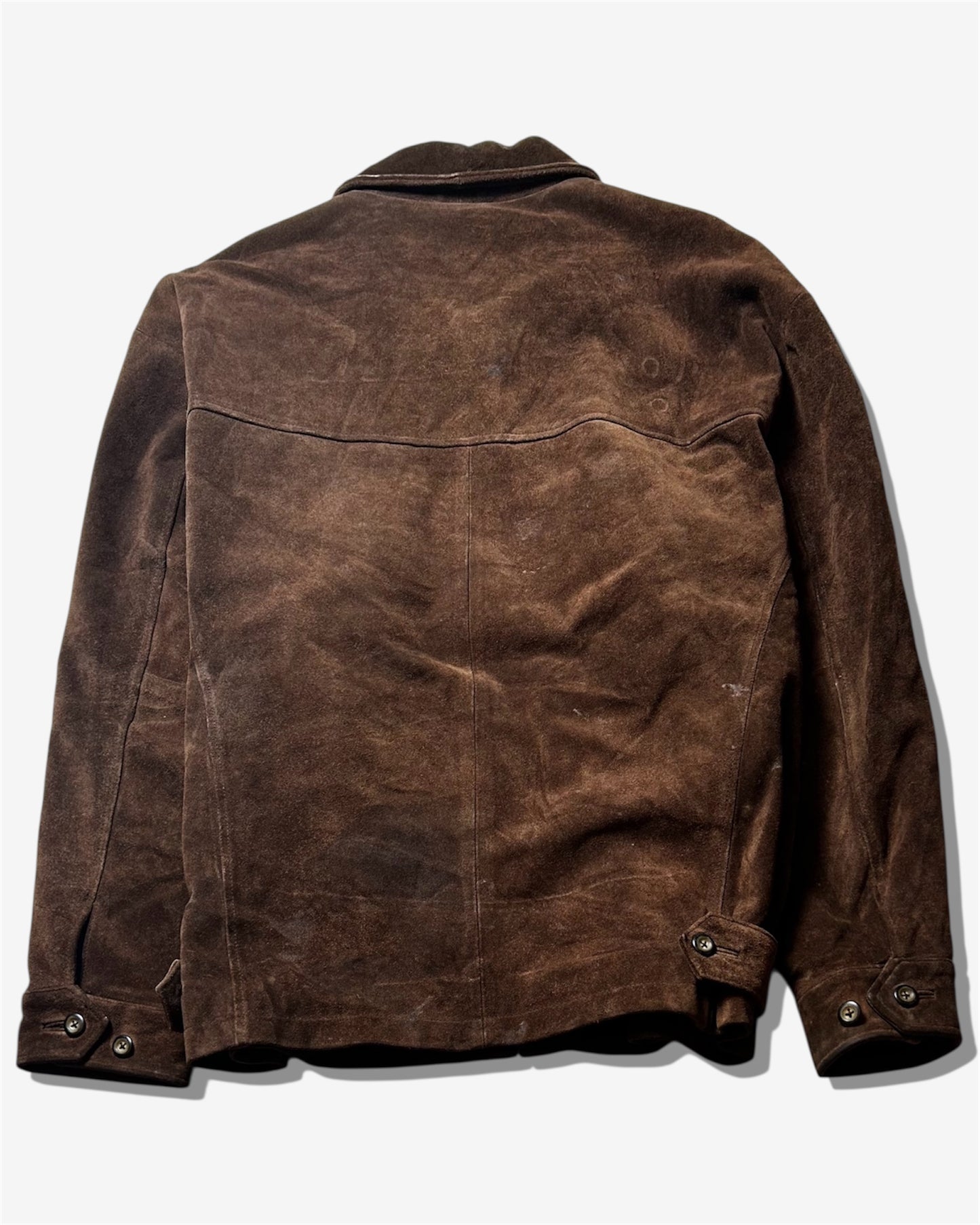 Vintage Hard Fabric Zip Jacket