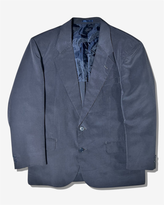 Vintage Blue Tailored Jacket with Lightweight Fabric