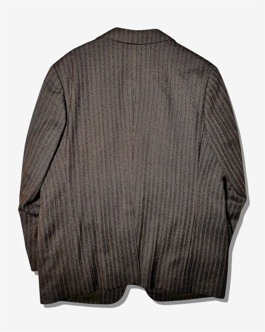 Vintage red striped tailored jacket