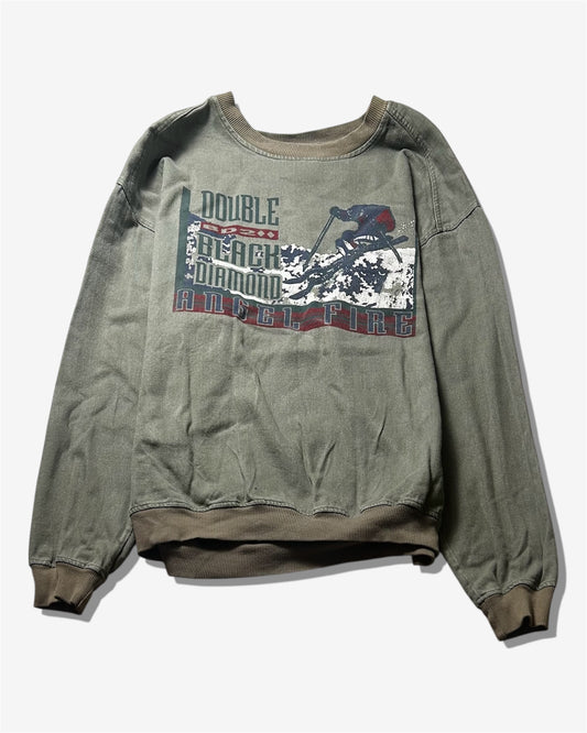 Used Parrot Green Sweatshirt プルオーバー