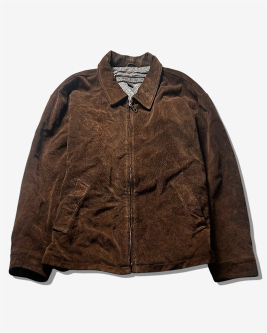 Vintage Hard Fabric Zip Jacket