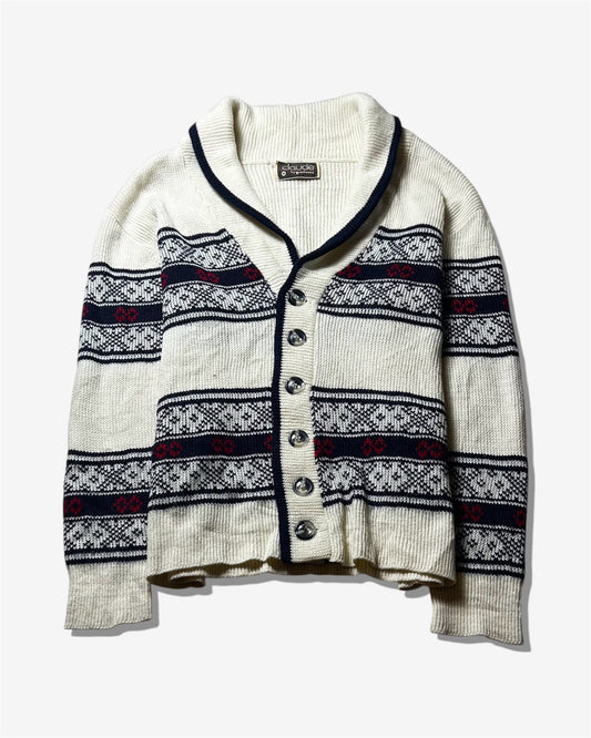 Shawl Collar Knit Cardigan